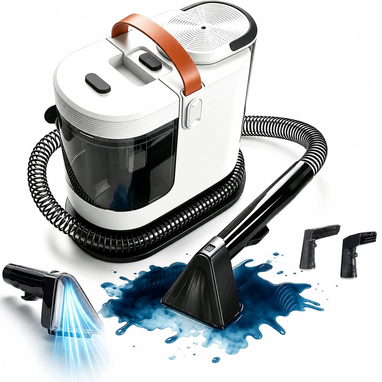 Vysavač S Funkcí Praní 500 W 15 Kpa 2 Čisticí Kartáče 2 V 1