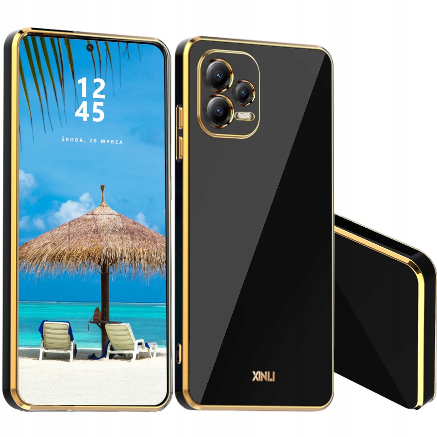 

Etui Case Glamour Do Poco X5 5G Szkło