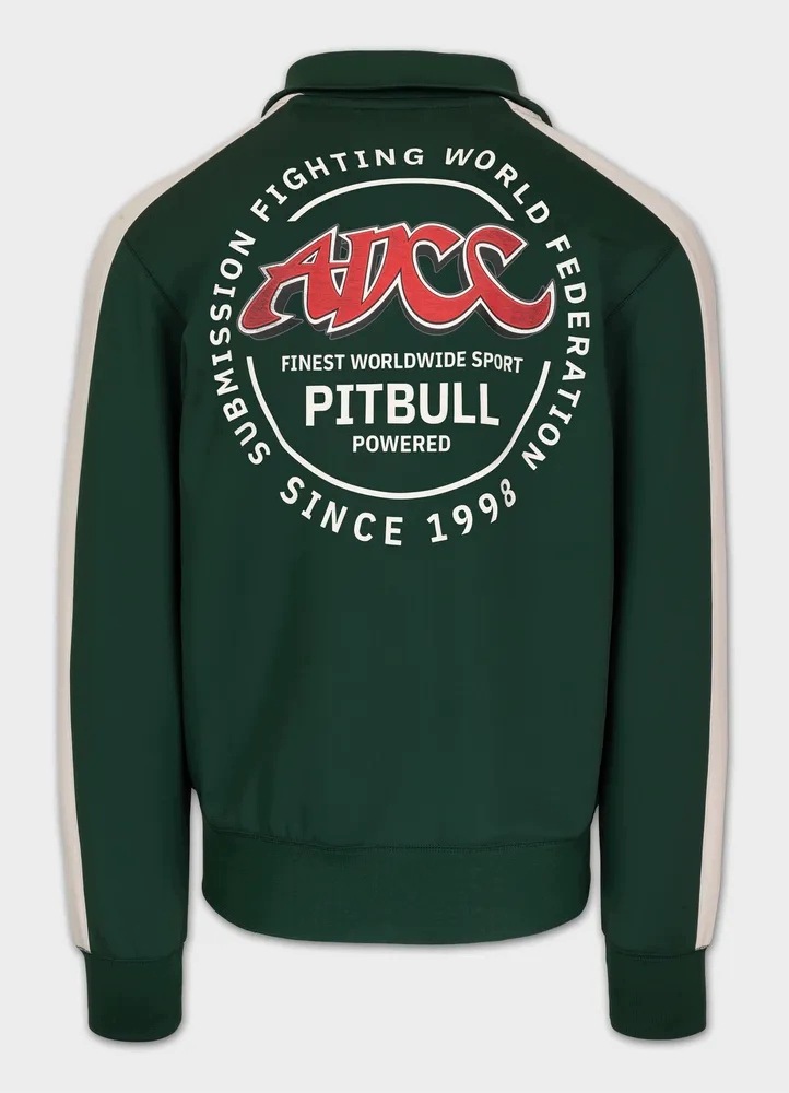 Rozepínací mikina s potiskem Pitbull sportovní oldschool Adcc San Diego Ca