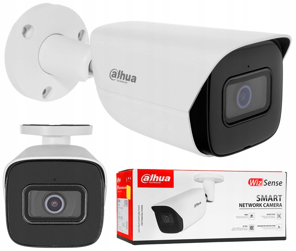 Ip kamera 4MPx Poe Analytika Wizsense IPC-HFW3441E-S-0280B Dahua IR50m