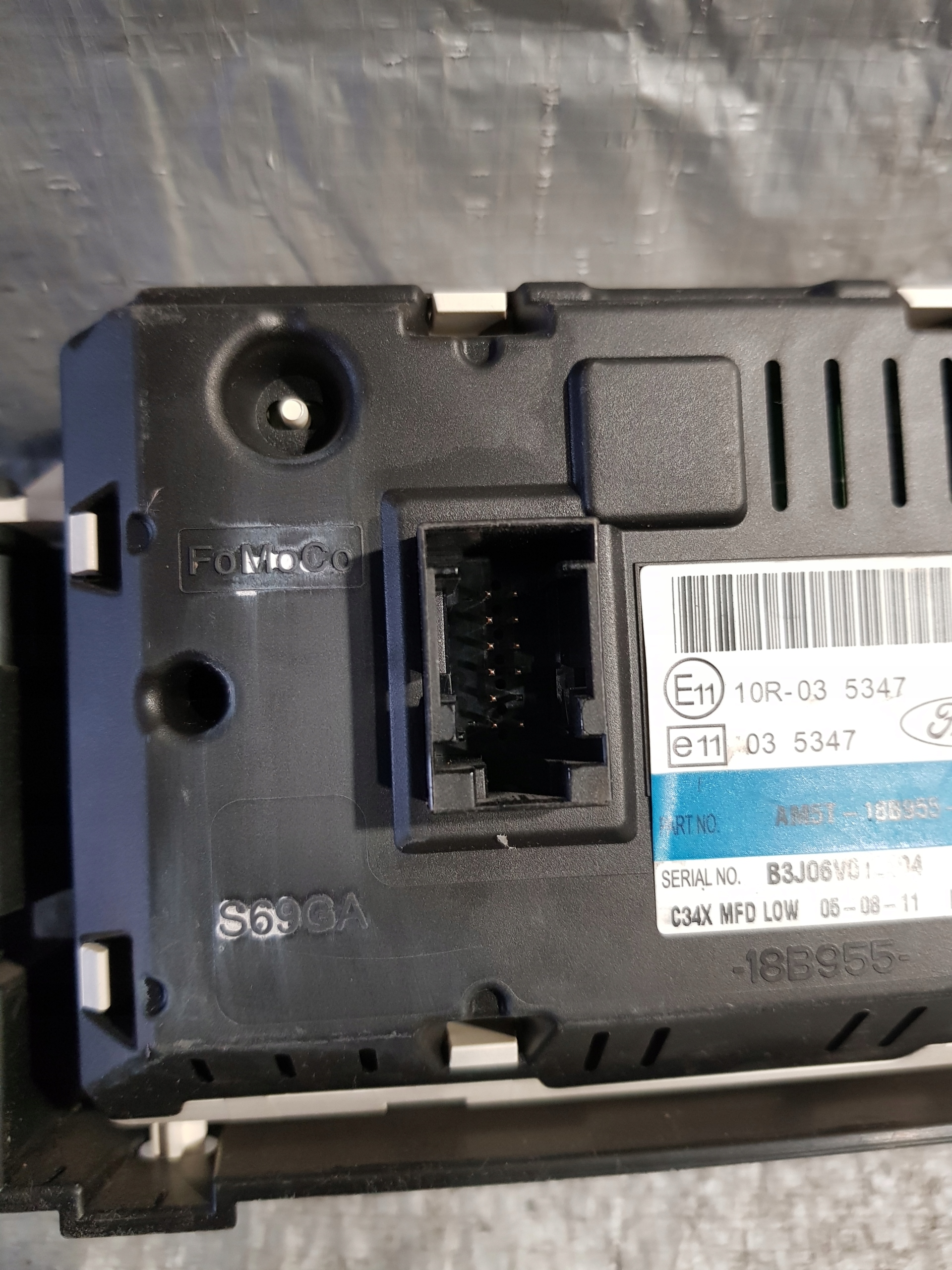 display FORD FOCUS MK3 OE AM5T-18B955-AG
