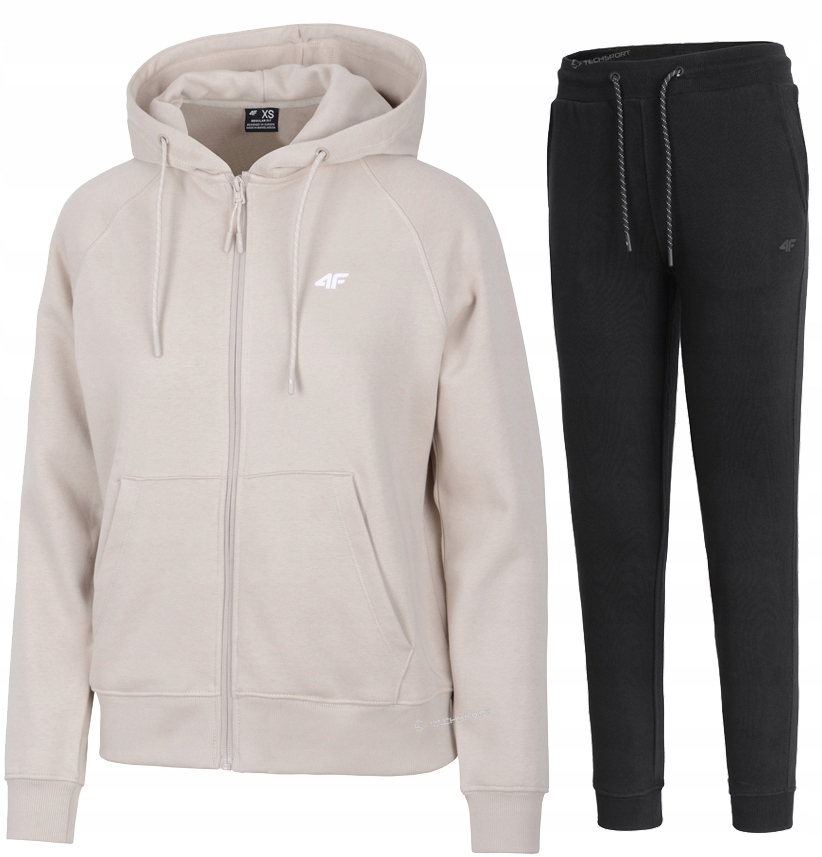 4F Damski Dres Bawełna Komplet Bluza Rozpinana Spodnie rozm M