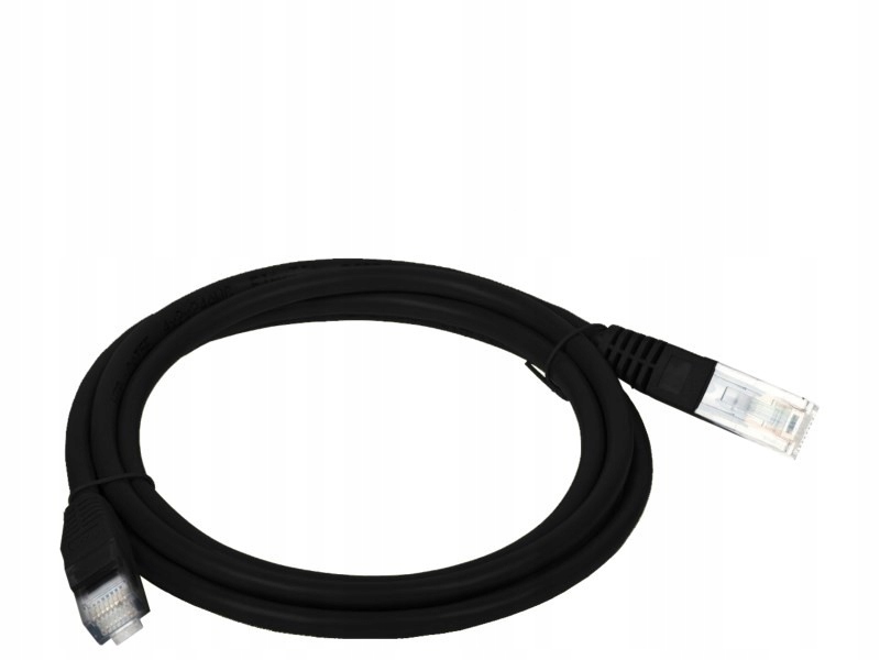 Patchcord Utp A-lan KKU5CZA1 (RJ45 RJ45 1m Utp kat. 5e kolor czarny)