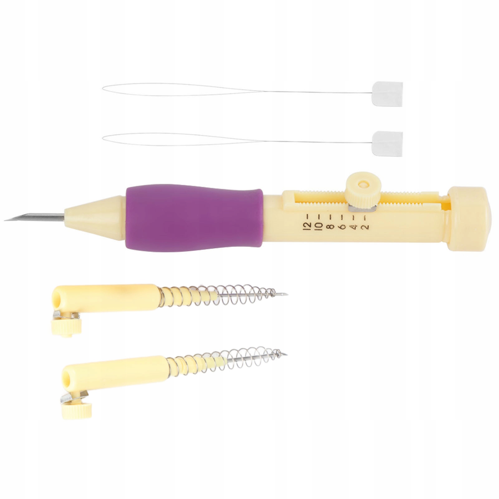 Zestaw do Haftu Punch Needle z 3 Igłami do Projektów DIY