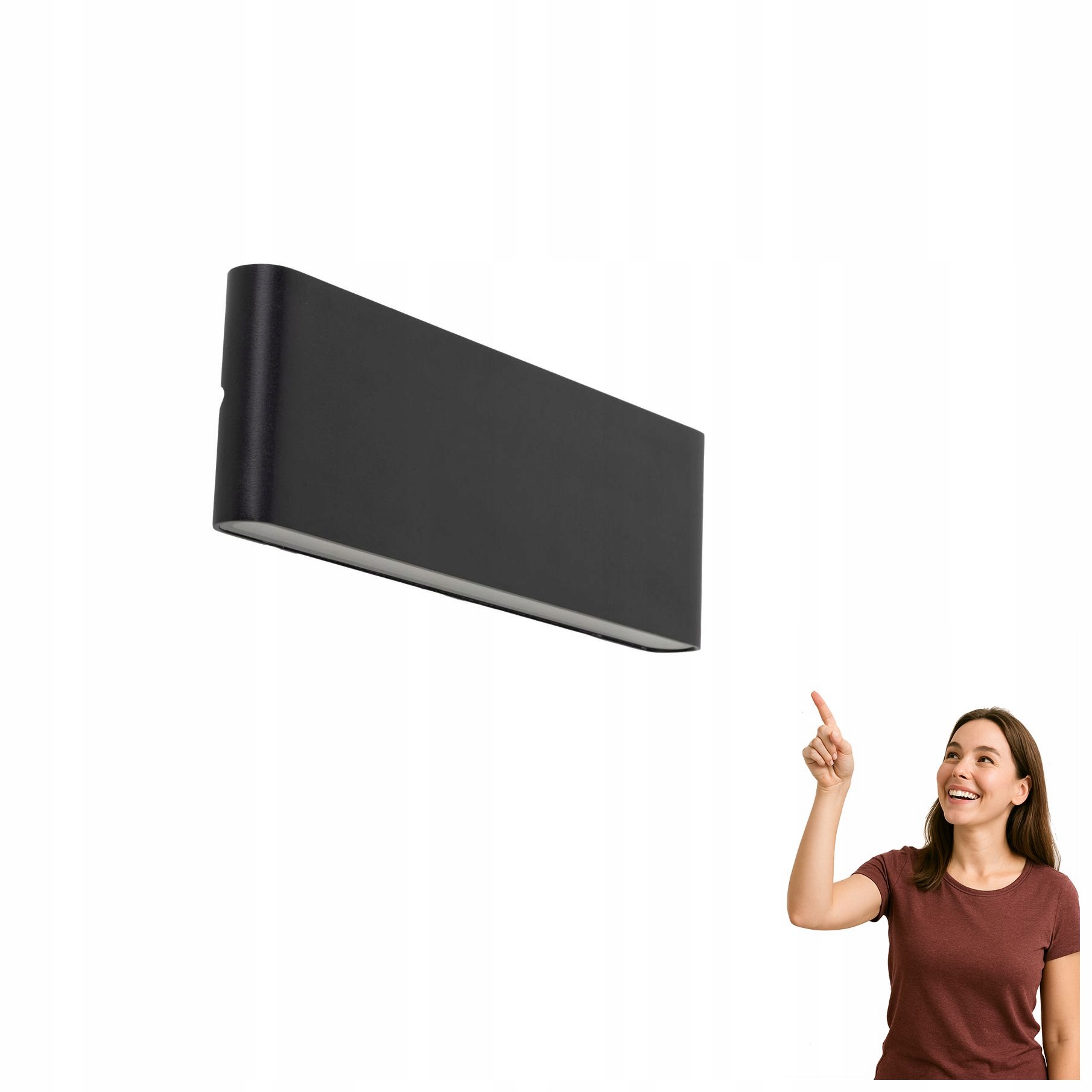 Nástěnné Led nástěnné svítidlo 5W IP54 Arwena L Black 18186 Tk Lighting