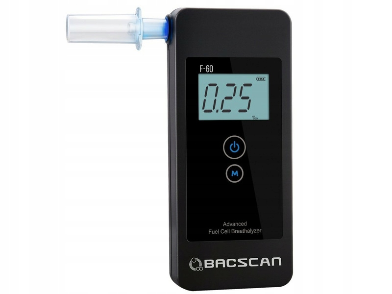 

Podręczny Alkomat elektrochemiczny F-60 Etui