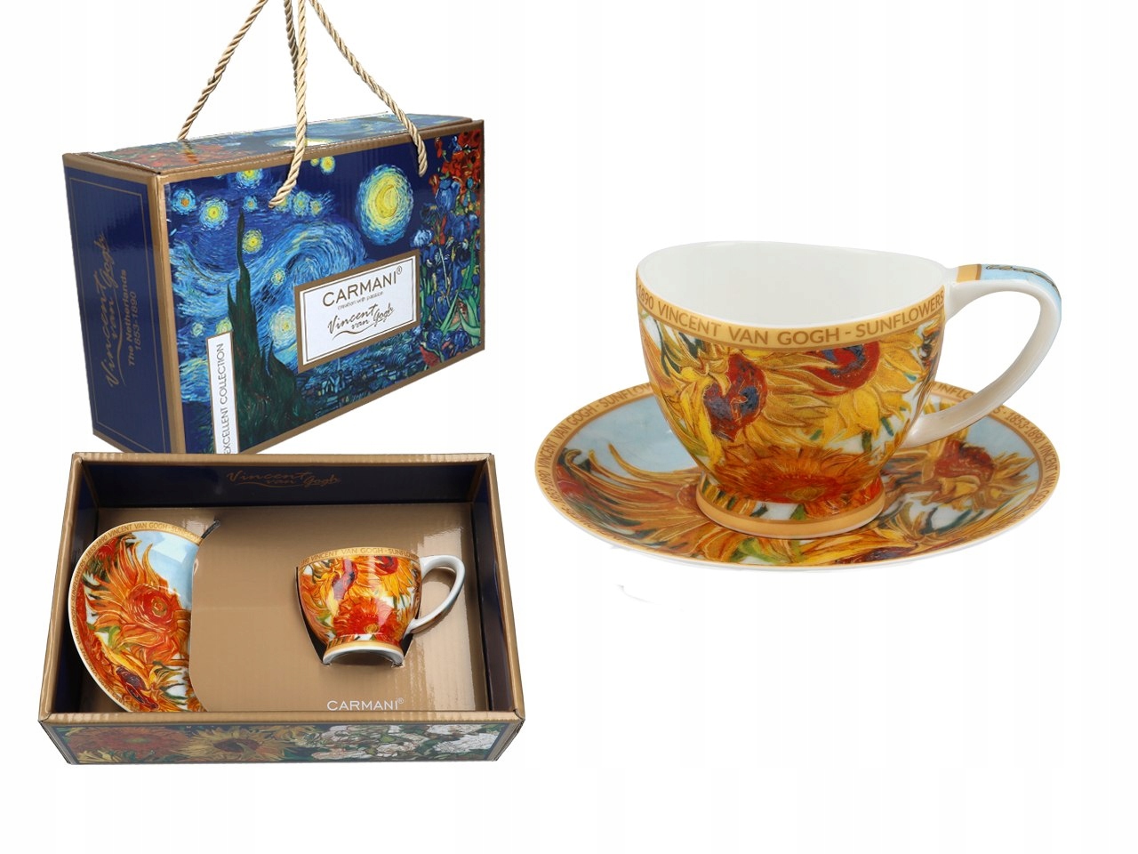Šálka espressa Vanessa V. van Gogh, Slnečnice (carmani)