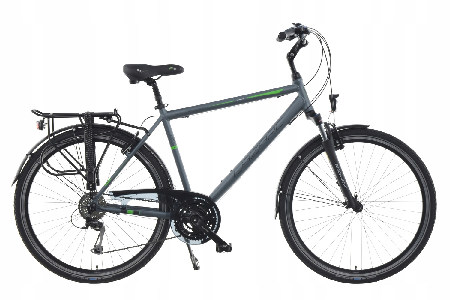 Lazaro Senatore V3 Wypasiony Rower Treking 28 Alivio Męski