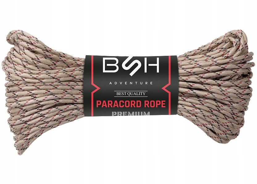 Linka Paracord Premium Strength 250 kg BR-006E pustynne camo