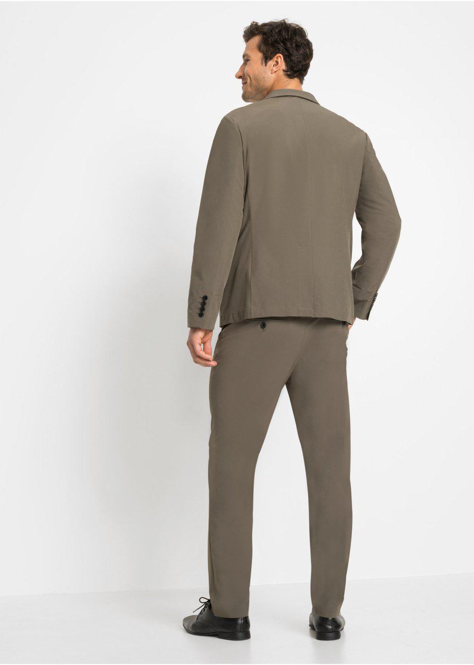 MĘSKI GARNITUR KHAKI__54 Fason regular