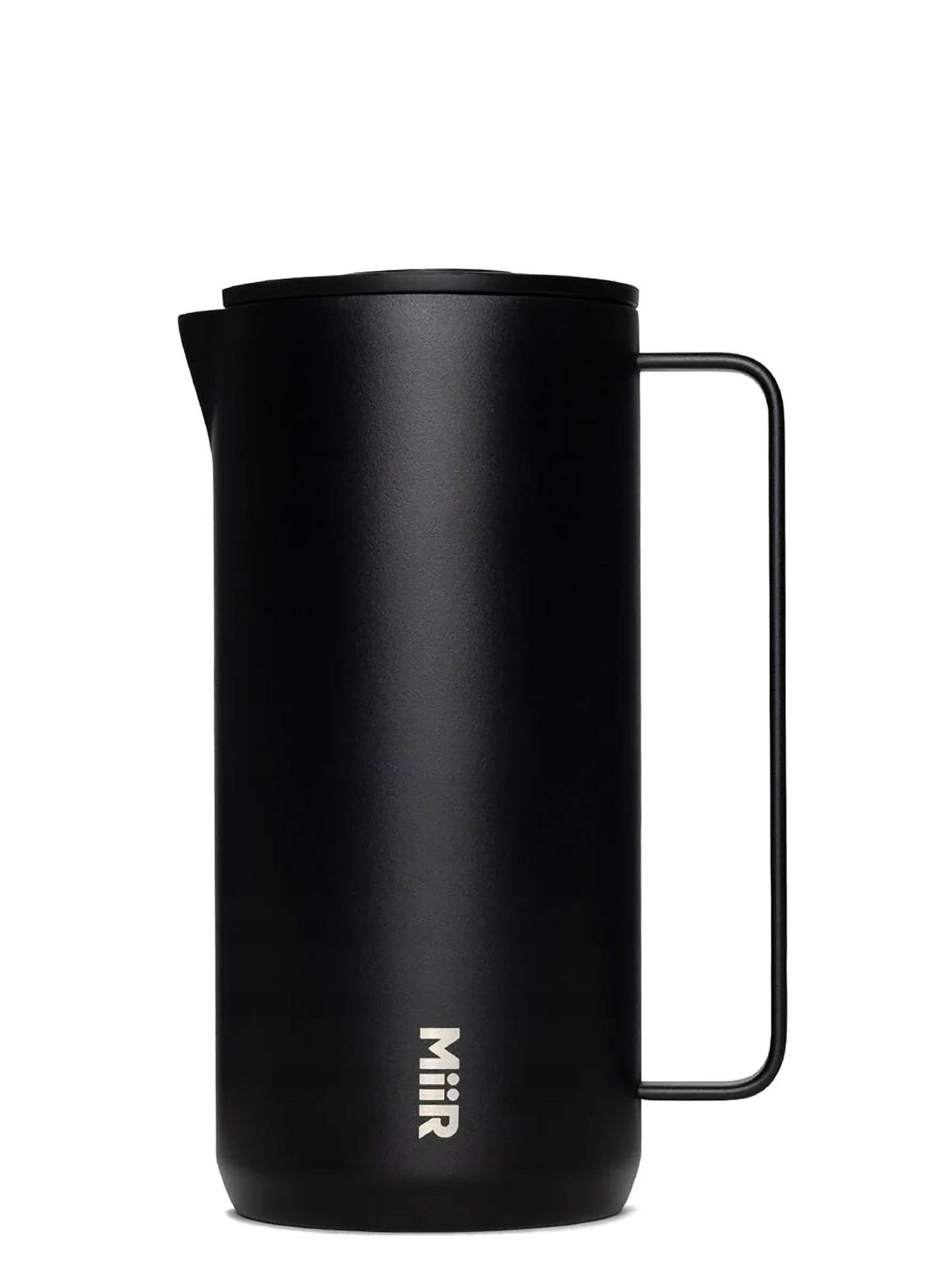 Turistická káva MiiR New Standard French Press 1 l černá
