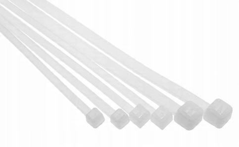 

Opaski Zaciskowe Białe 200x2,5mm 100 szt.