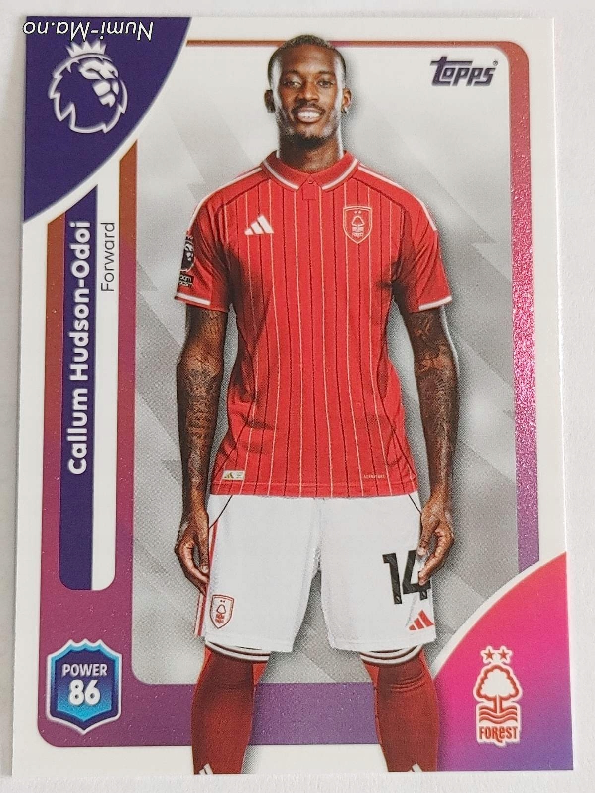 Topps Premier League 2025-2026 NR.246 Nott. Forest Hudson-odoi 4040