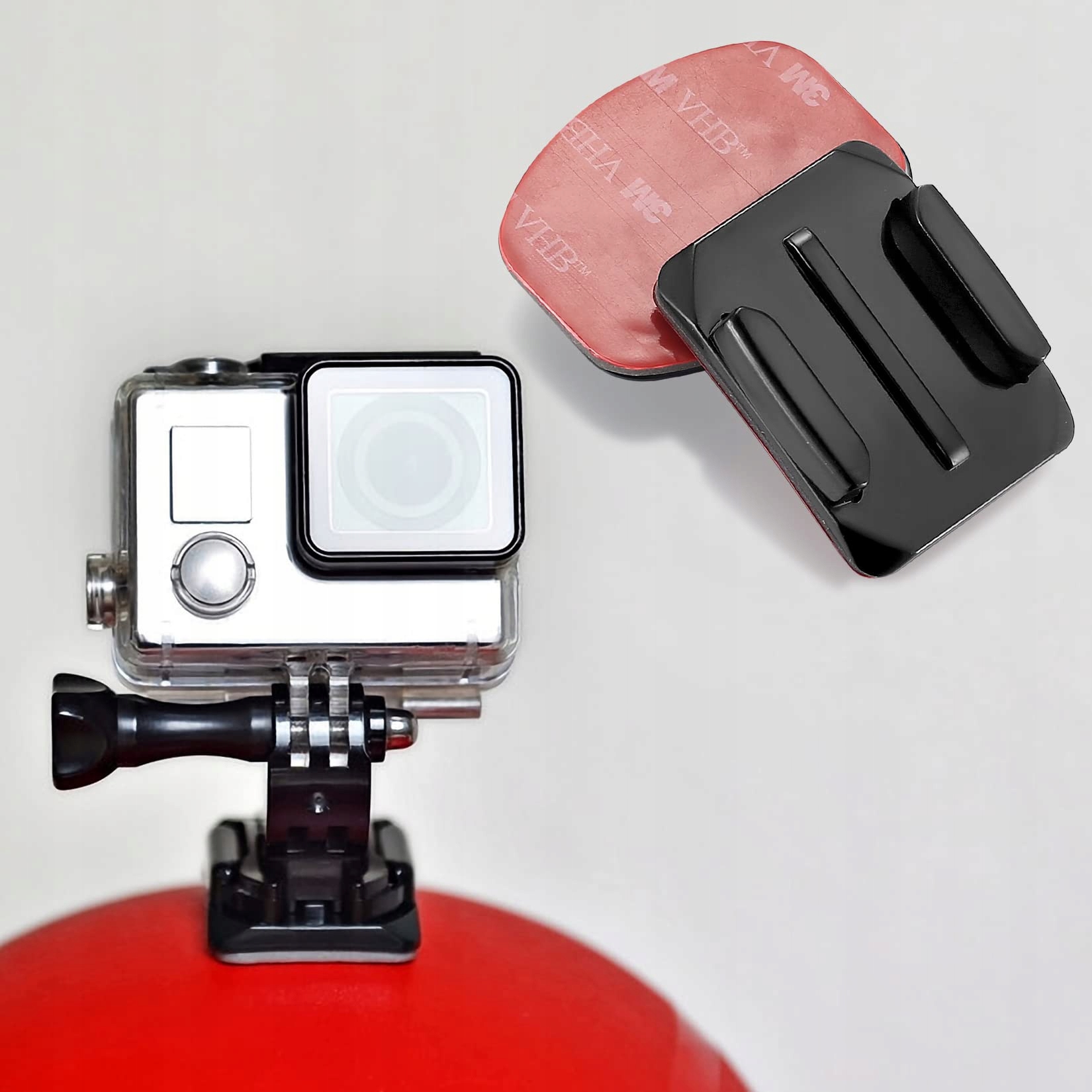 Zestaw Klejowych Uchwytów Do GoPro Hero Session Kask Kamera FULUSHOUXI — miniatura 6