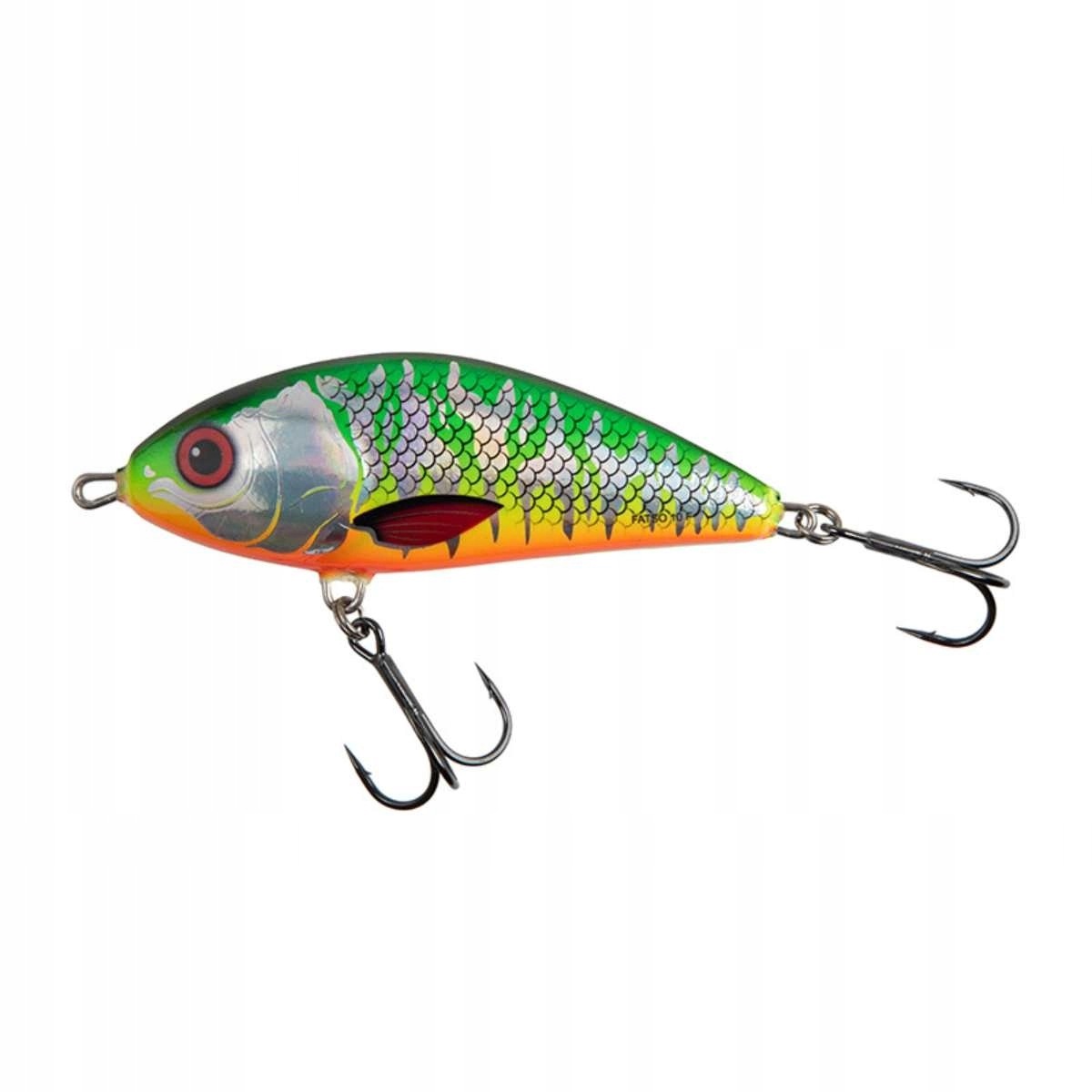 Wobler Salmo Fatso 12cm Holo Tiger tonący