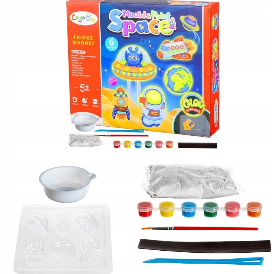 

Zestaw kreatywny dla dzieci Diy magnesy kosmos