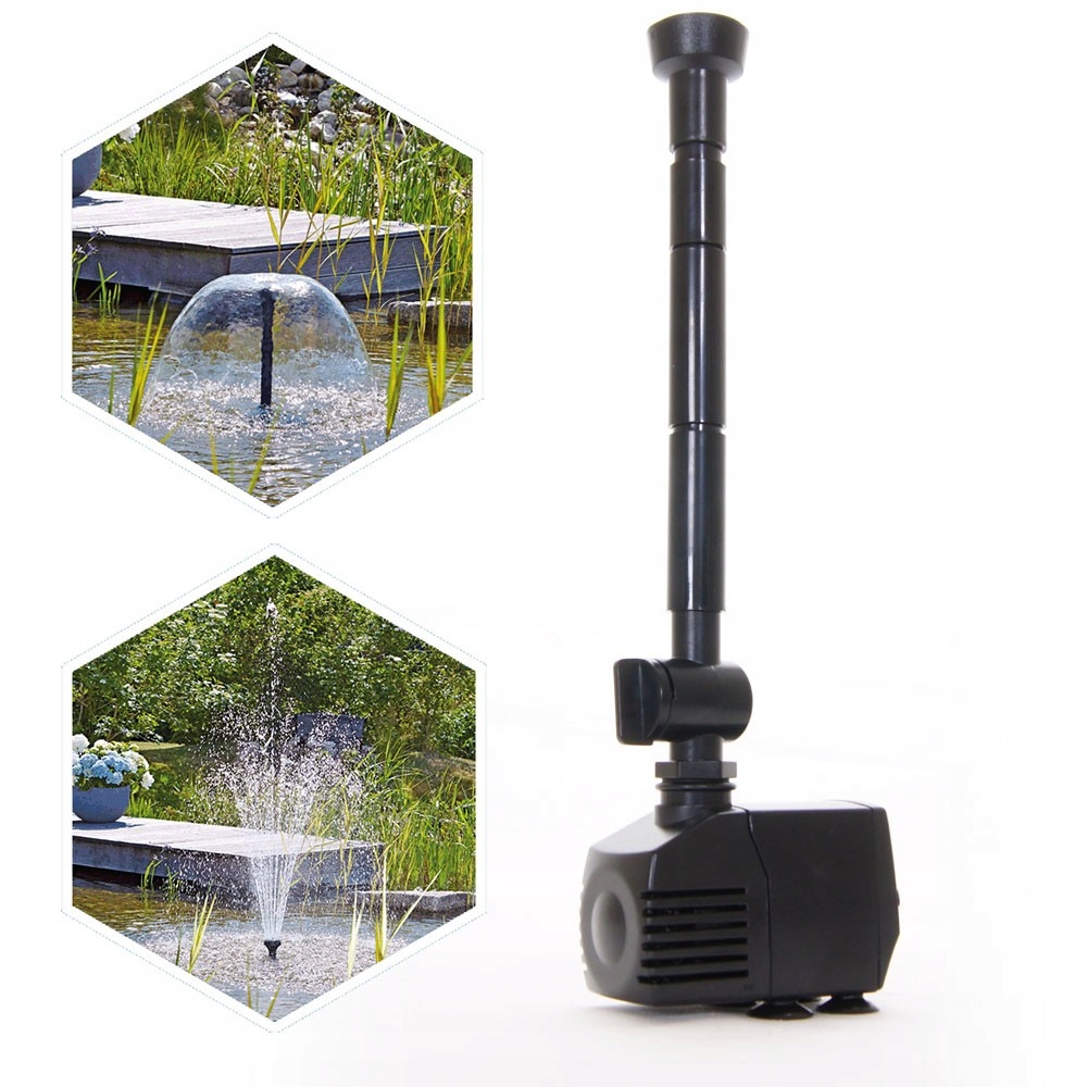 MINI ZESTAW FONTANNOWY 380L/H 5W DO MAŁEGO OCZKA Producent Resun
