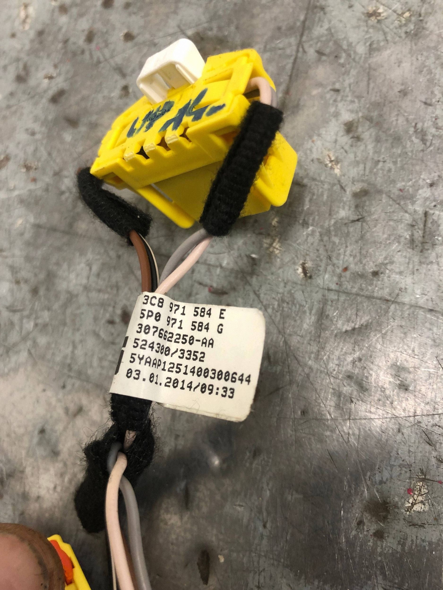bundle airbag VW UP 3C8971584E