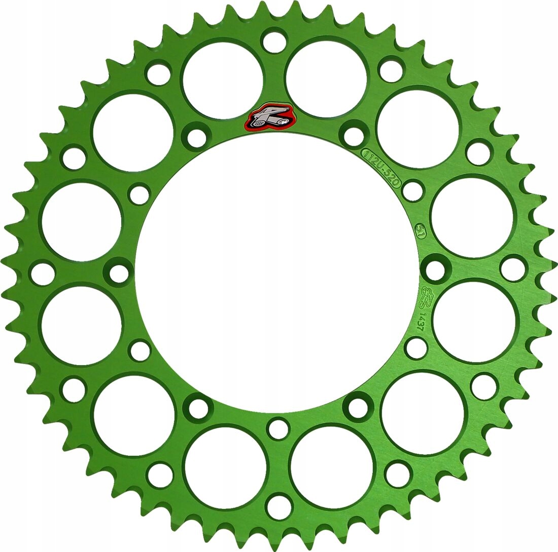 Ozubené Koleso Zadné Renthal 520 51Z Green Ultra Light Kawasaki Kdx Klx Kx Suzuki