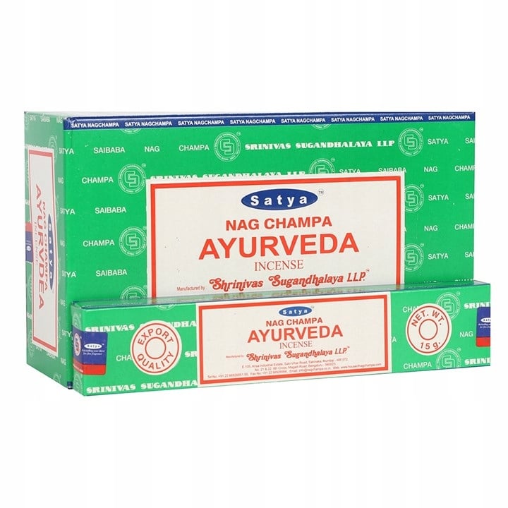 

Naturalne Kadzidło Satya Ayurveda Opakowanie 15G