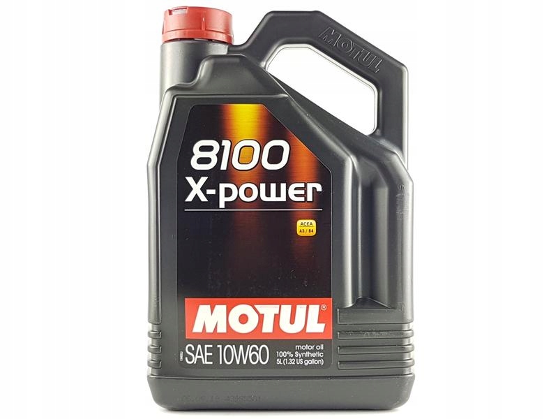 Olej Motul 10W60 5 L 8100 X-power Sn/cf A3/B4 Motul