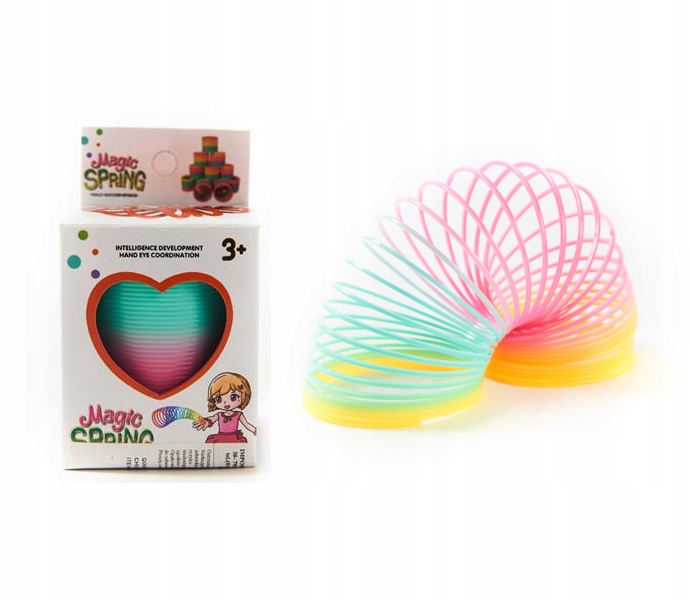 KOLOROWA SPRĘŻYNKA MAGICZNA SPRĘŻYNA MAGIC SPRING