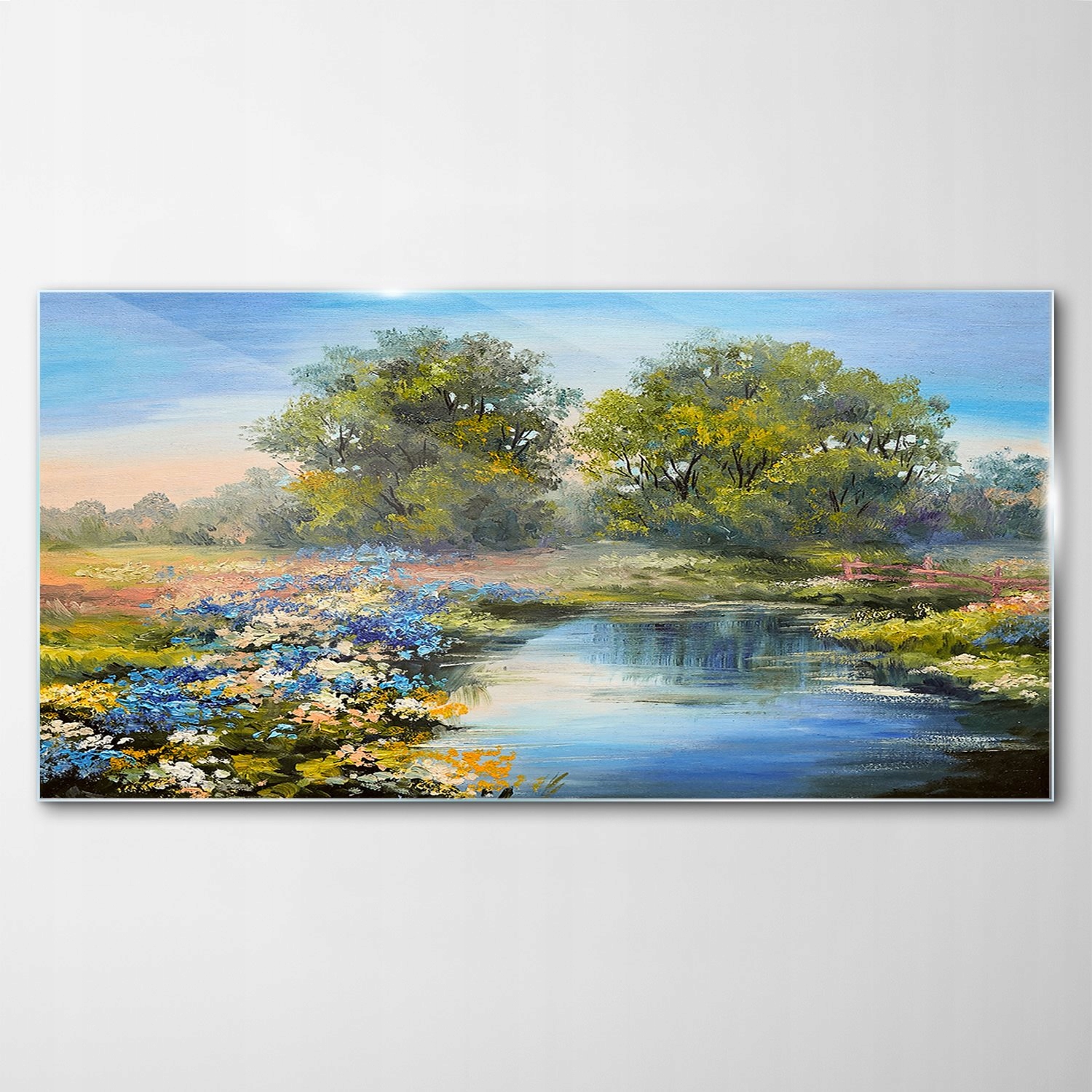 

Obraz na Szkle Dekor Rzeka Las Krajobraz 120x60