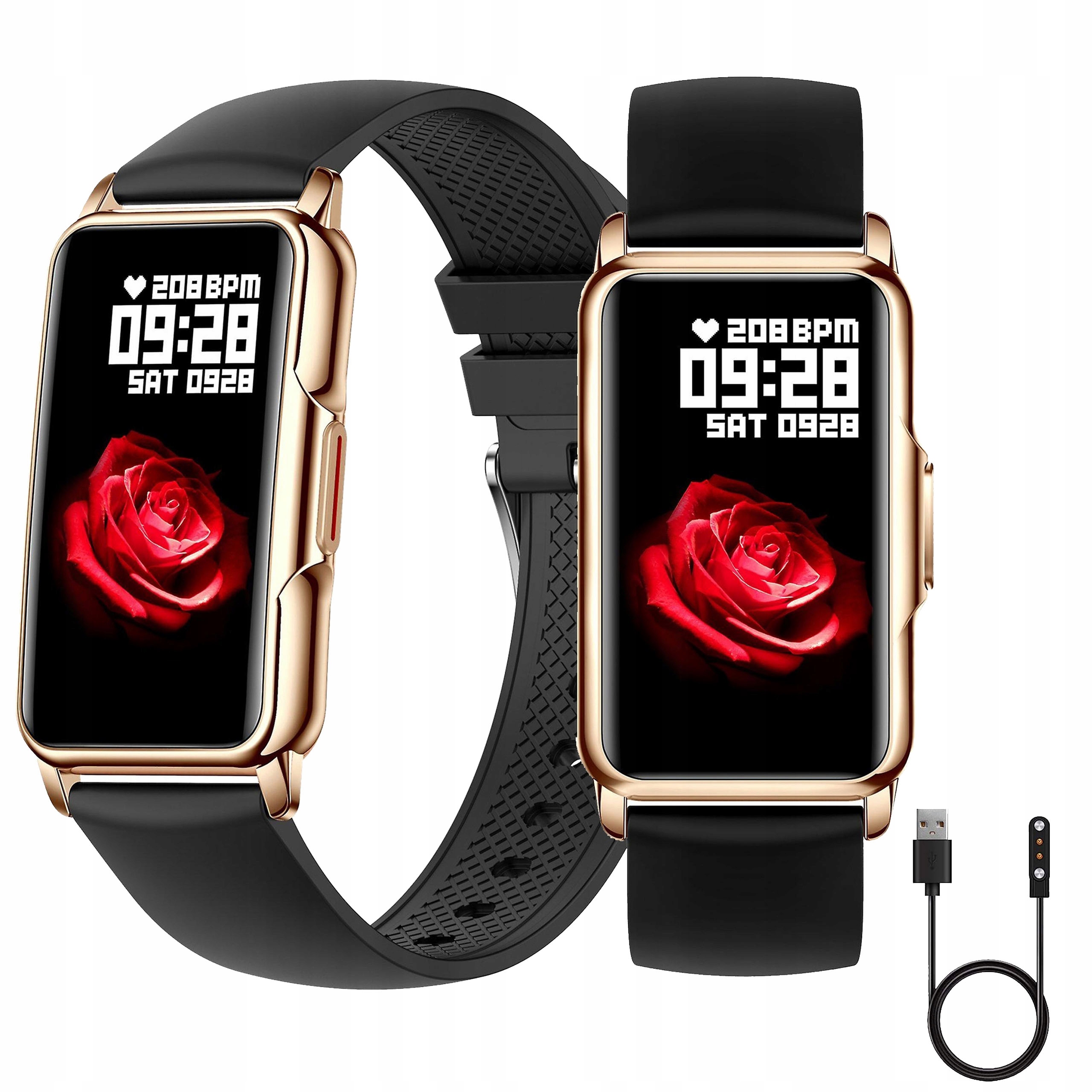 SMARTWATCH ZEGAREK WATCH MĘSKI DAMSKI SMART PULS SPORT POWIADOMIENIA KROKI Lokalizator GPS nie