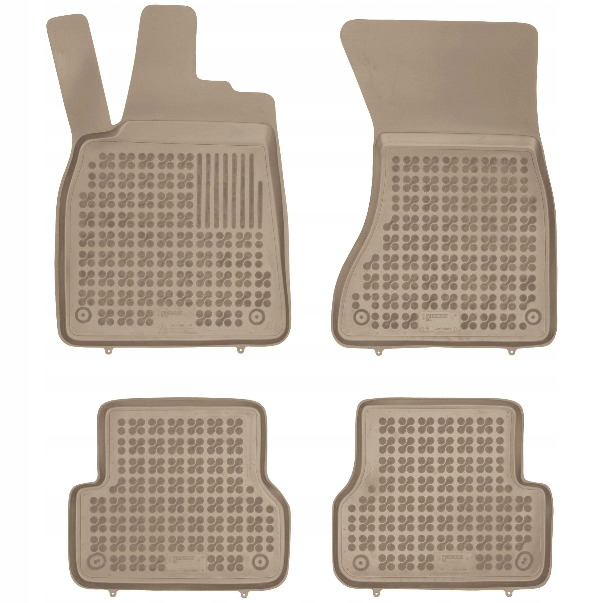 Béžové gumové rohože Audi A7 I 2010-2017