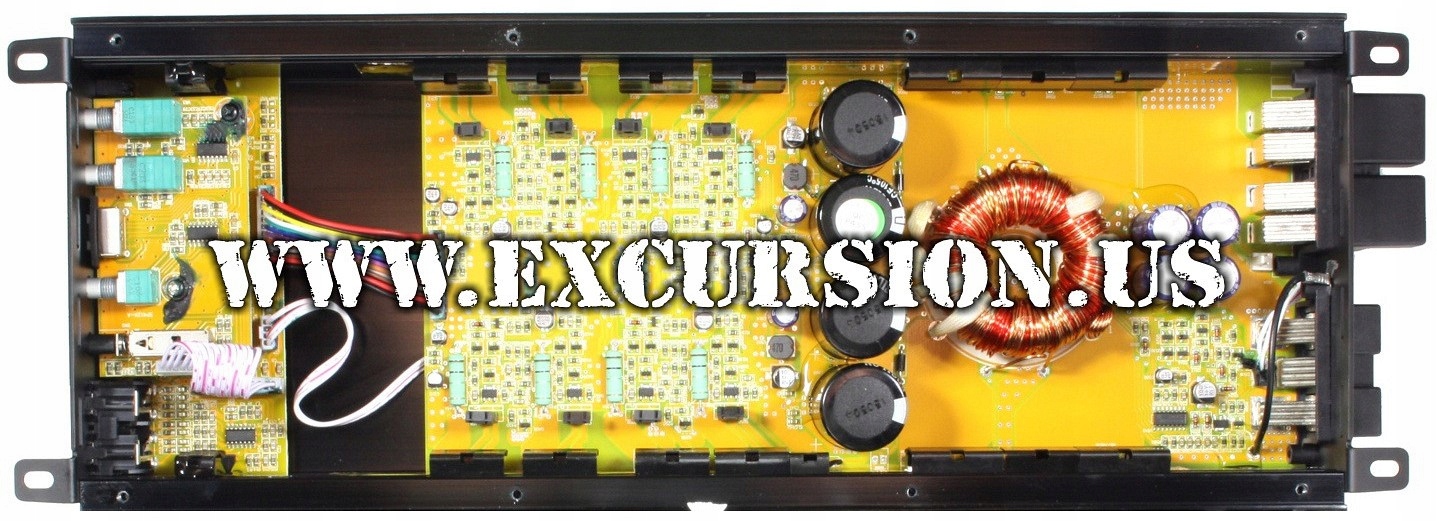 Excursion HXA-85 Wzmacniacz SAMOCHODOWY 4 Kanałowy 4x150/200W 2x400W RMS AB Marka Excursion