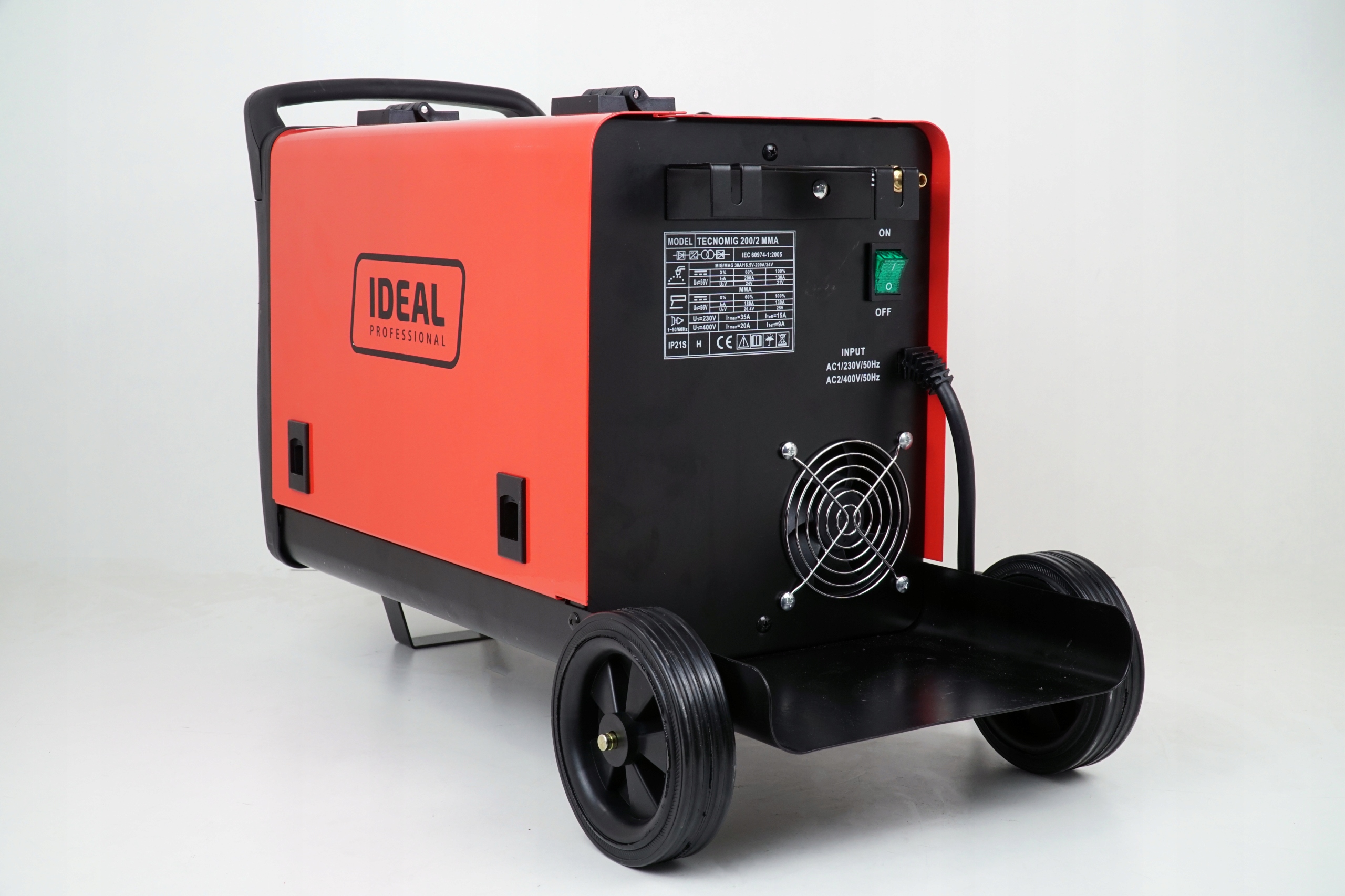 Spawarka MIGOMAT IDEAL MIG 200 MMA IGBT 200/2 Waga produktu z opakowaniem jednostkowym 20 kg