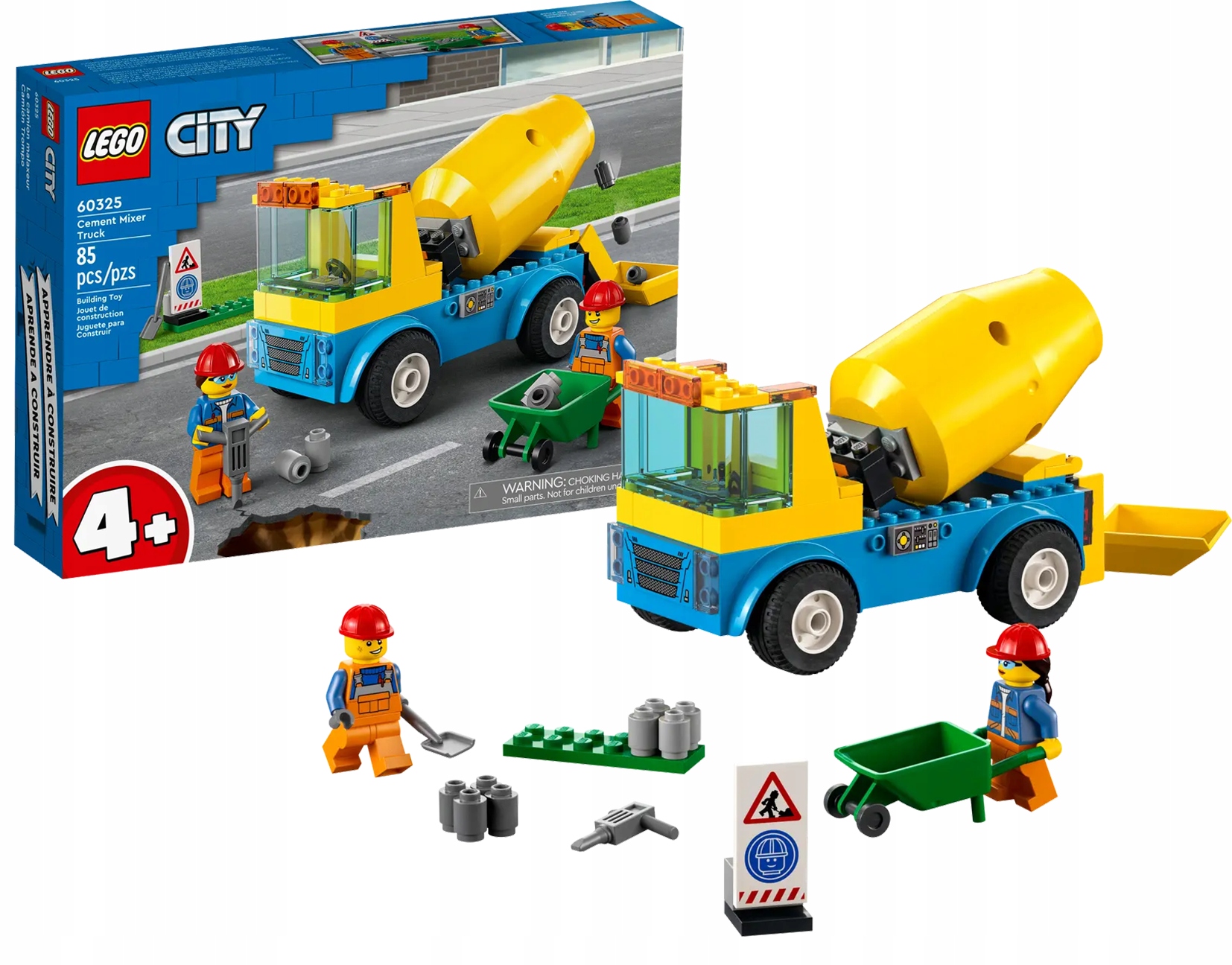 Lego City Nákladní auto s míchačkou na beton Sada Lego 60325
