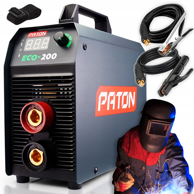 Spawarka Inwertorowa Paton Eco 200 A Mma Tig Lift Elektrodowa Arc