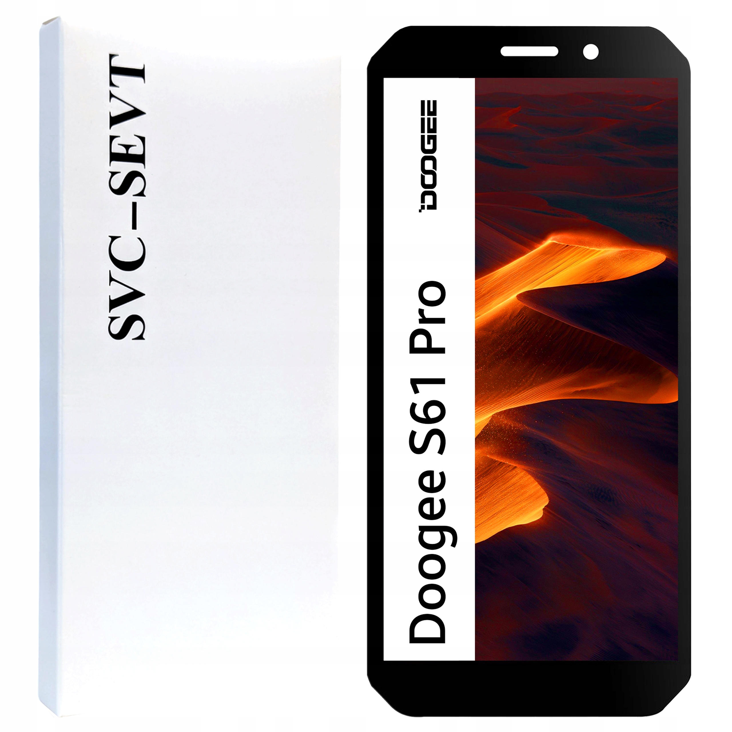 Originál Zila pro Doogee S61 Pro LCD Displej Digitizer Dotyk