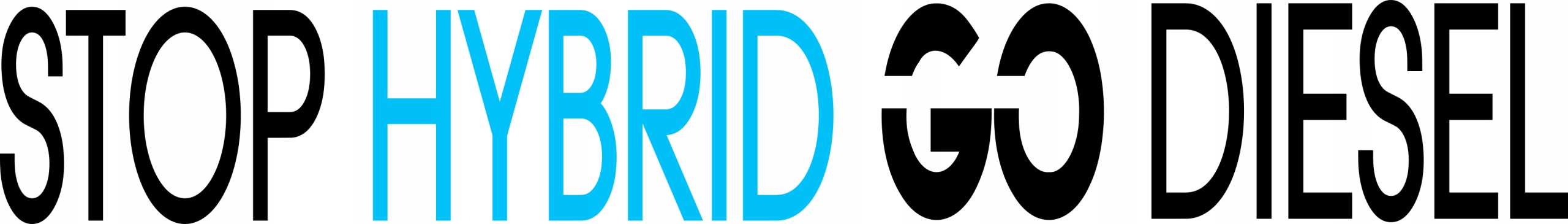 

Naklejka Stop Hybrid Go Diesel 70x10cm