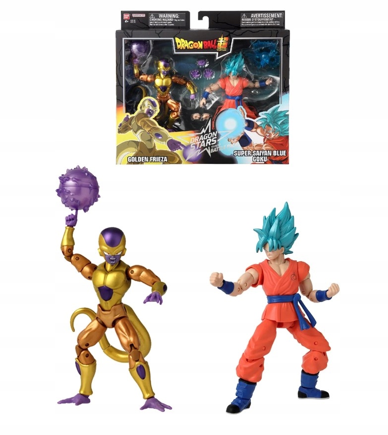 Dragon Ball Gold Freezer Vs Ss Blue Goku Battle Pack Figurky Stars 17 cm
