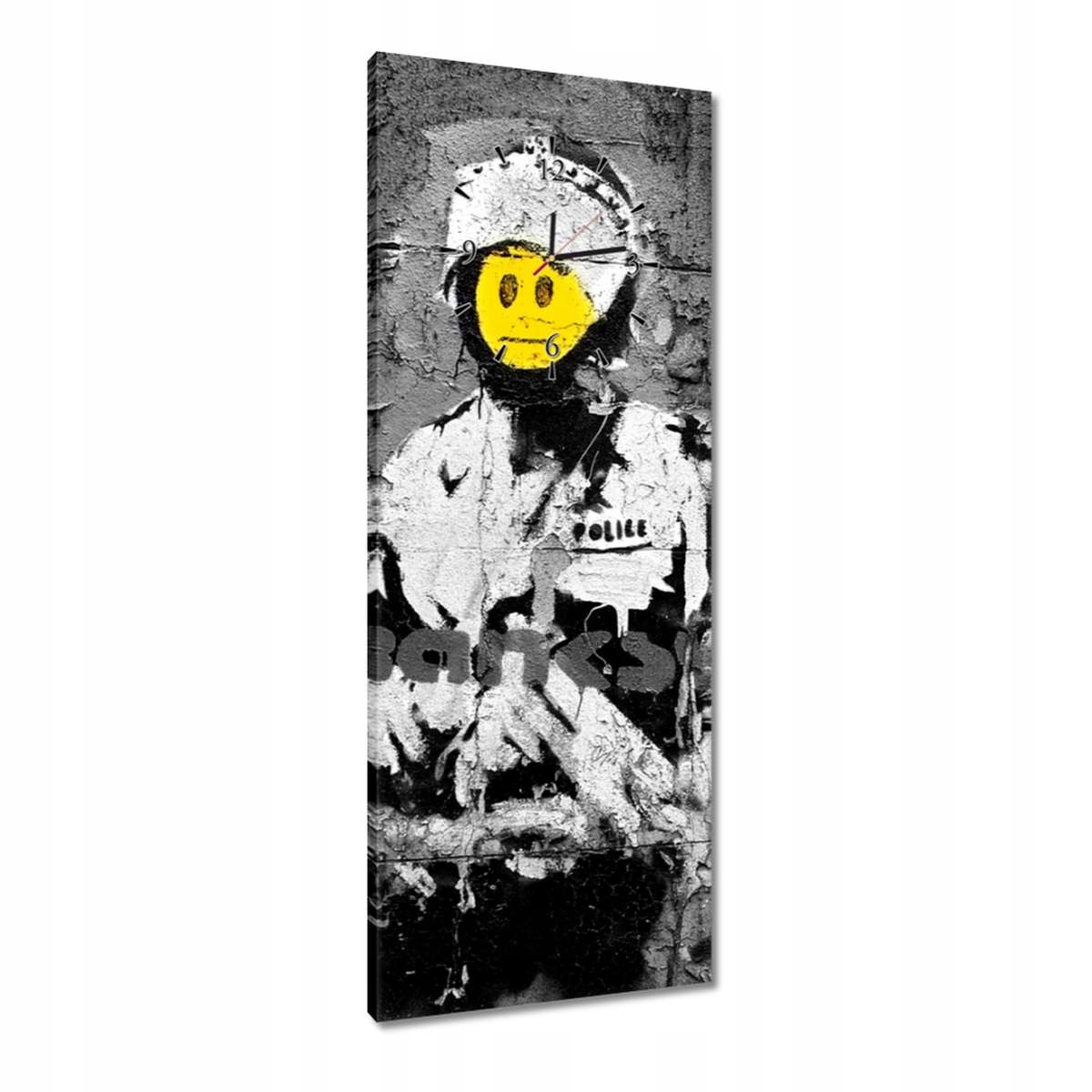 Hodiny 40x100 Banksy Buźka