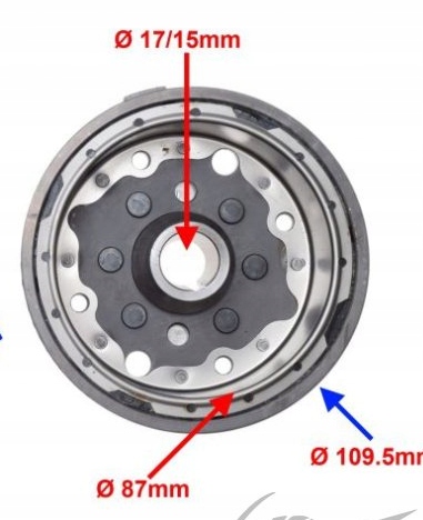 CROSS ENDURO YX 140 MAGNETO KOLO MAGNESOWE Part number MAGYX140