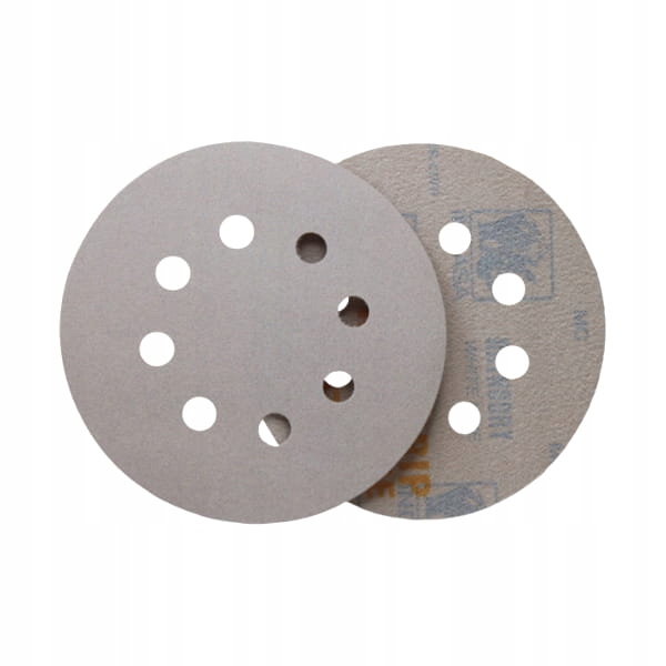 KRĄŻEK PAPIER ŚCIERNY NA RZEP 125mm 8H INDASA WHITE LINE P 80 50szt. Marka Indasa