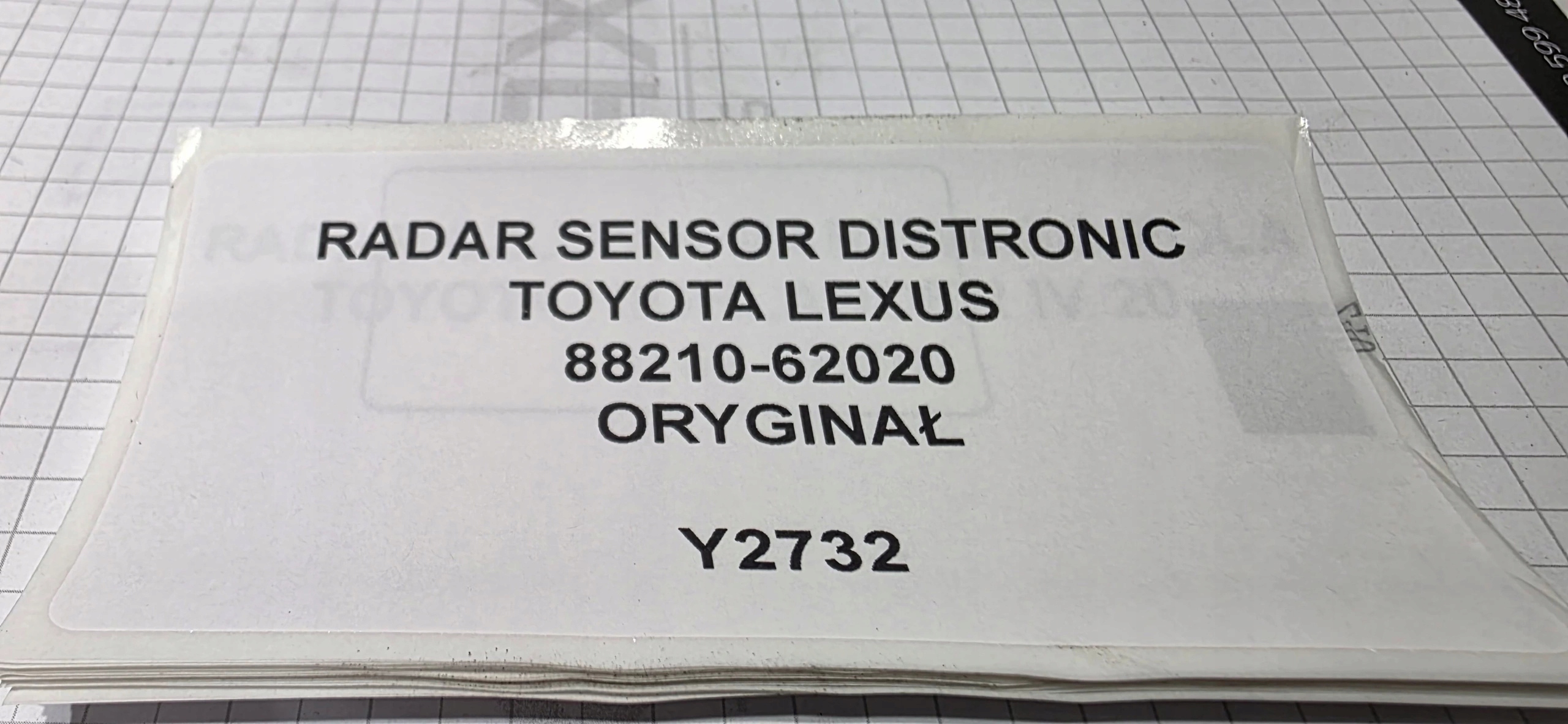 RADAR SENSOR DISTRONIC TOYOTA LEXUS Original 88210-62020