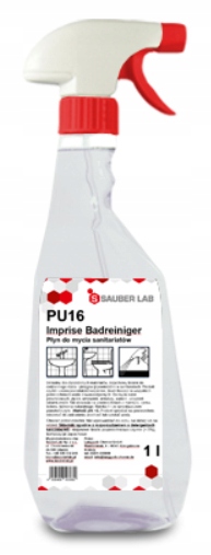 

Sauber Lab PU16 płyn do mycia łazienek Mocny 1l De
