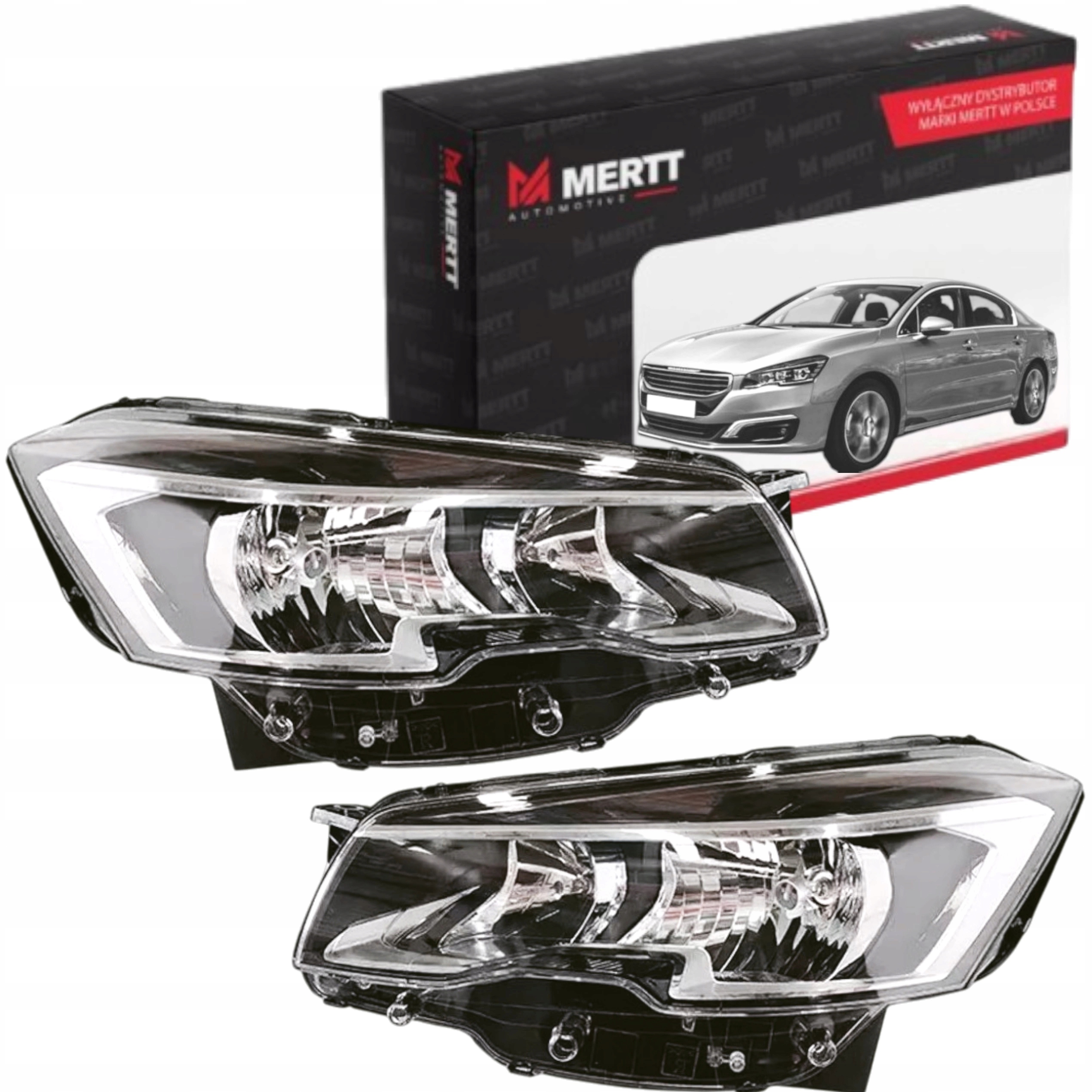 Přední Světlomety Komplet Peugeot 508 A 2014-2019 9809087180