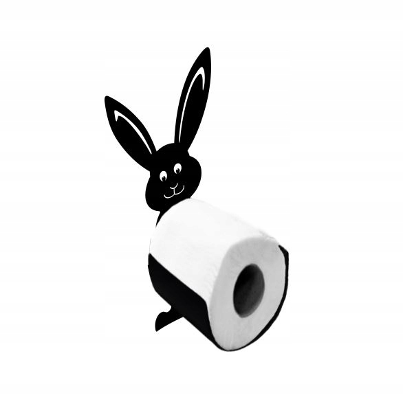 Półka Zając / Uchwyt na papier toaletowy, Łazienka Linia Zając