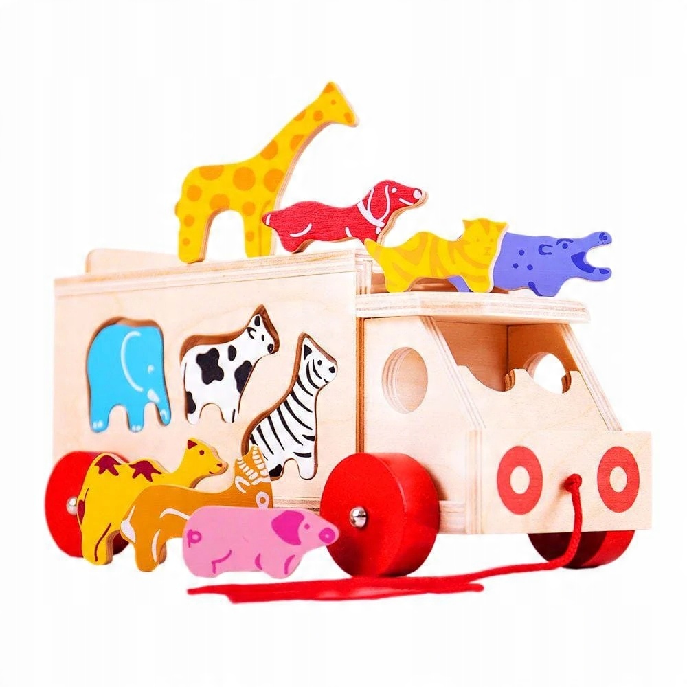 

Bigjigs Toys Drewniany sorter Ciężarówka 18m+