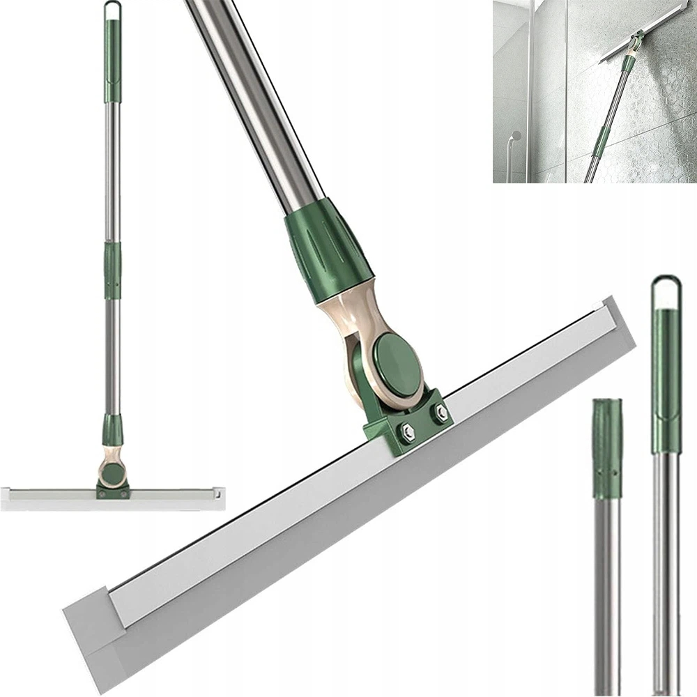 Kovová Stěrka Na Vodní Podlahy 35 CM, Hliníková Tyč 125 CM, Pevná