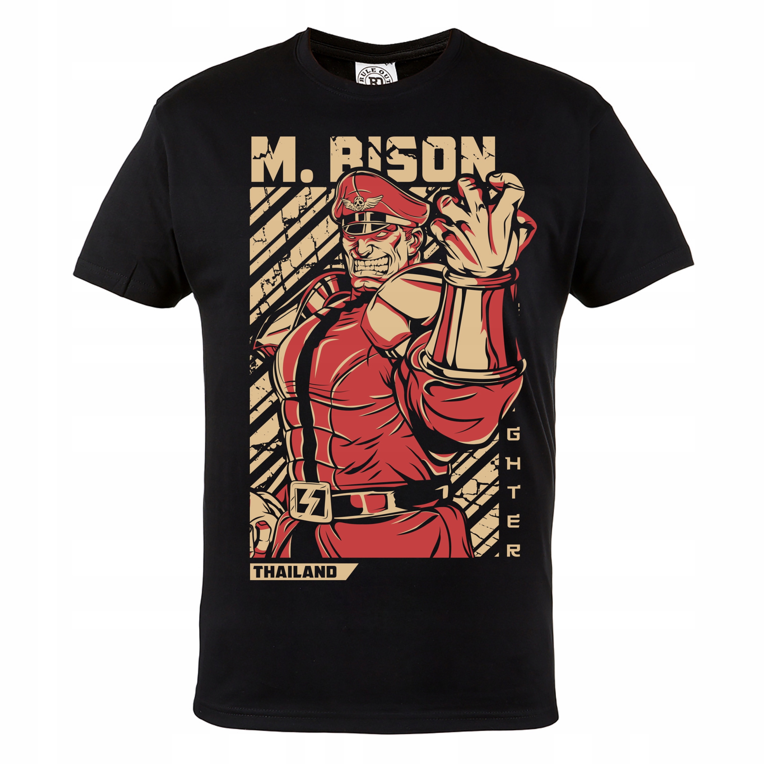

Męska Koszulka Gra Street Fighter M. Rison