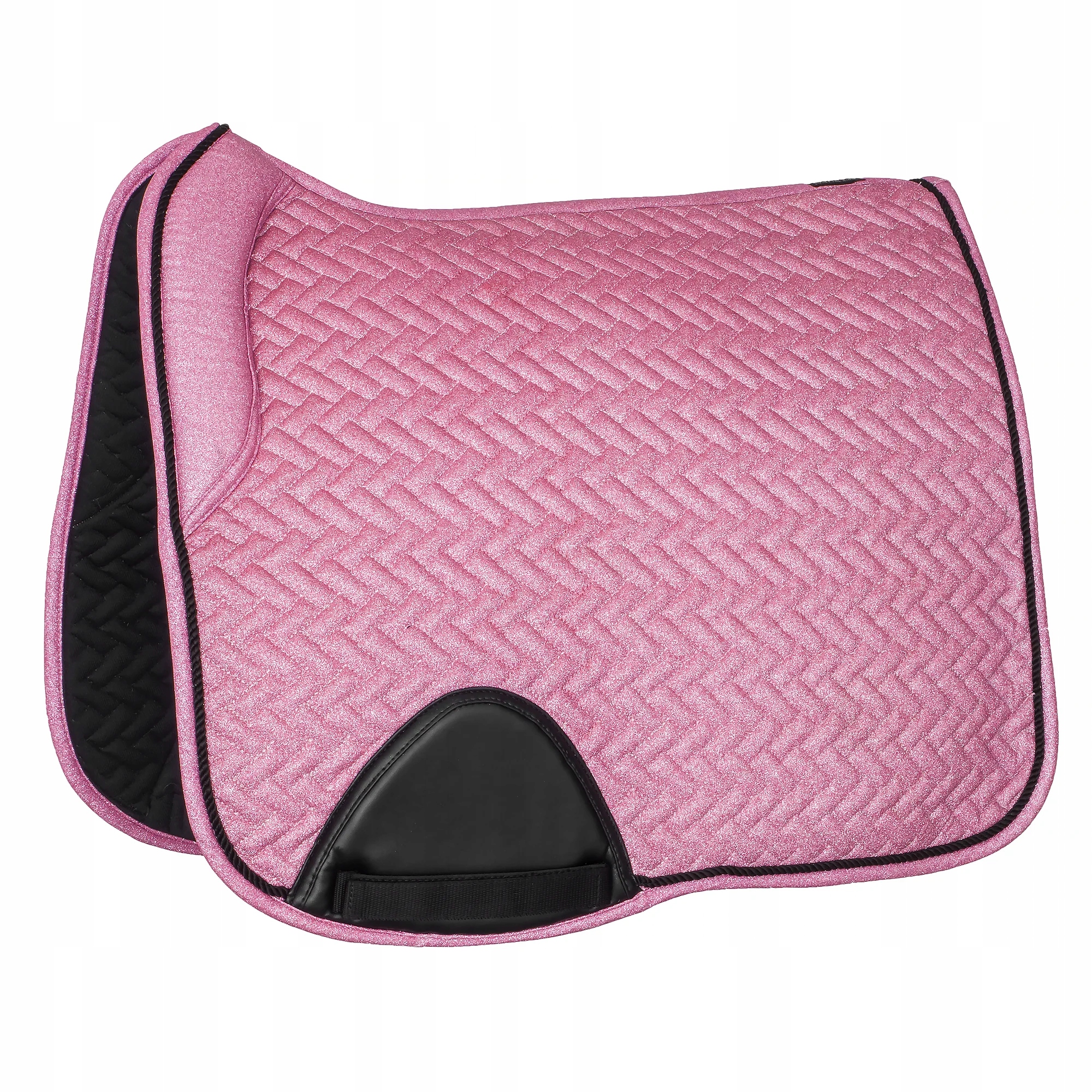 Czaprak dla konia Start Helsinki ujeżdżeniowy brokatowy różowy Dr