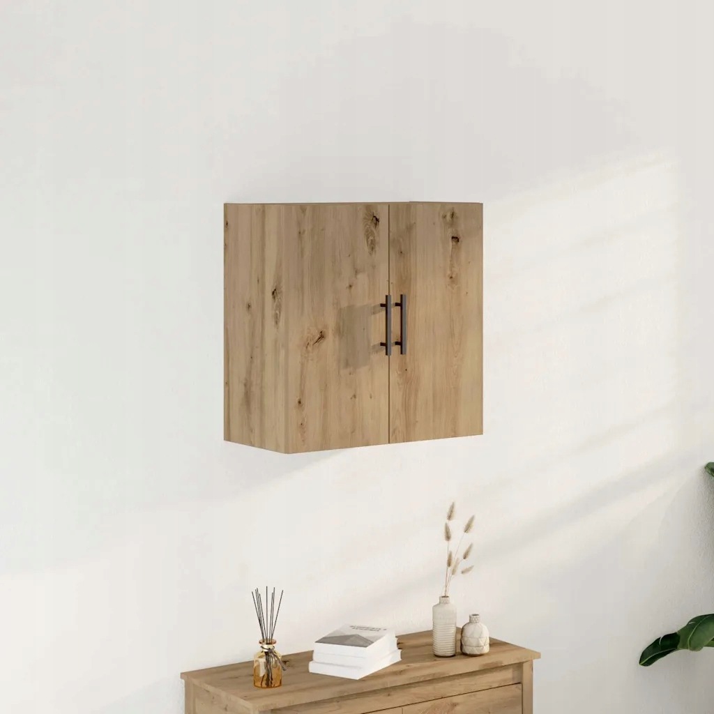vidaXL Nástěnná skříňka Nástěnný Artisanový dub 60 x 31,5 x 60 cm