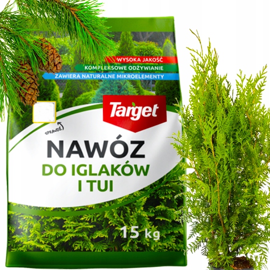 Target Nawóz Do Tui Thui Iglaków Cisów Sosen Żywotników 15KG