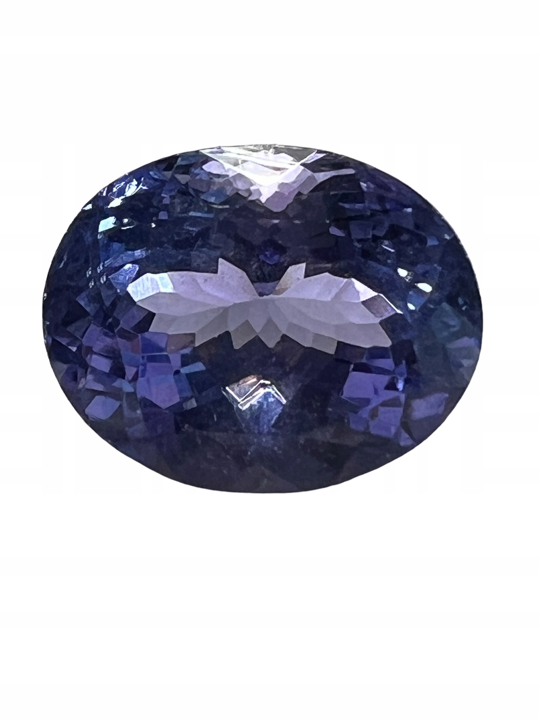 Tanzanit Ovál 10x8 mm 3,23 ct